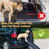 Foldable Pet Ramp Dog Car Ramp 176lbs Load Non-Skid Outdoor Travel Dog Car Ramp for Cars SUVs Trucks