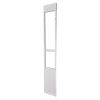 Dog Door for Sliding Glass Door, 91 to 96 in Adjustable Height, Aluminum Alloy Frame with Metal Rotating Hinges, Lock Design, 13 5/8 x 23 5/8 in Flap