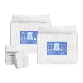 Disposable Dog Diapers, Super Absorbent Female Dog Diapers, 360° Leak-Proof Female Doggy Pet Diaper with Wetness Indicator for Heat Period, Training