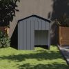 Dog House Anthracite Galvanized steel 46.1 x 40.6 x 48.4 in Locks