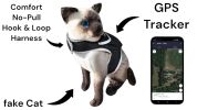 Waterproof Realtime Security Pocket GSM Pet Tracker GPS for Dog w/ App Size:L