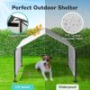 4*4*3.3FT Dog Tent for Large Gray