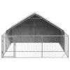Outdoor Dog Kennel Galvanized steel Large Durable