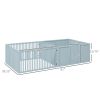 Whelping Box for Dogs Built for Mother's Comfort, Dog Whelping Pen with Removable Doors, Puppy Playpen for Indoors