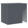 Dog House Anthracite Galvanized Steel 84.3 x 60.2 x 71.3 in