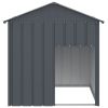 Dog House Anthracite Galvanized steel 46.1 x 40.6 x 48.4 in Locks