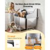 304 Stainless Steel Dog Washing Station, 50 Inch Pet Grooming Tub with Non-Slip Low-Slope Ramp, Storage Drawer, Hot & Cold Faucet