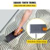 Shower Curb Kit, 48"x48" Watertight Shower Curb Overlay with 4" PVC Central Bonding Flange, 4" Stainless Steel Grate