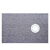 Shower Curb Kit, 38"x60" Watertight Shower Curb Overlay with 4" ABS Offset Bonding Flange, 4" Stainless Steel Grate