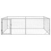 Outdoor Dog Kennel Galvanized Galvanized Steel Large Durable