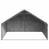Outdoor Dog Kennel Silver High zinc galvanized steel