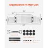 Dog Car Barrier, 35.4"-60.6" Adjustable Car Divider for Trunk Cargo Area, Universal-Fit Back Seat Heavy-Duty Wire Mesh Dogs Separator Guard Net
