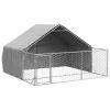 Outdoor Dog Kennel Galvanized steel Large Durable