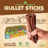 Gullet Sticks 24 Count 100% Natural Beef Esophagus Dog Chews 6â€ Premium Dog Treats for Training Puppies & Adults Zero Filler or Preservatives