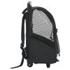 Pet Trolley Black Fabric, metal Small Foldable Pet Trolley