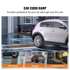 Curb Ramp, 2.6" Rise Rubber Driveway Ramps, Heavy Duty 33069 lbs Weight Capacity Threshold Ramp