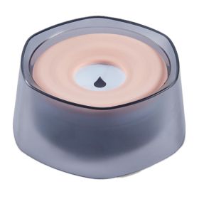 No Spill Dog Cat Water Bowl Spill Proof Slow Water Feeder 47.35oz Pet Water Dispenser Travel Dog Bowl for Dogs/Cats/Pets (Option: DogWaterBowlPink)