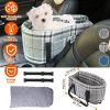 Console Pet Car Seat with Storage Pocket Booster Car Seat Portable Pet Travel Bag Machine Washable Pet Seat Fit For Small Dog Cat