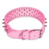 Dog Leather Collar Spiked Studded Pet Dog Collar Adjustable Neck Pitbull Mastiff Collar