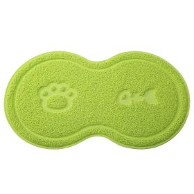 Dog Cat Bowl Mat Pet Food Water Feeding Mat Non-slip Pet Dish Tray Mat Paw Clean Placemat (Option: o8_Neon)