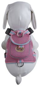 Mesh Pet Harness With Pouch (size: small)