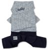 Touchdog Vogue Neck-Wrap Sweater and Denim Pant Outfit