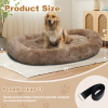 Large Dog Bed 67x43x8 Inches - Super Soft, Machine Washable & Portable With Handles, Non-Slip Bottom For Safety
