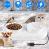 Pet Feeder and Drinking Water Bowl for Use Cat & Dog