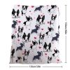 1pc Cute dog Printed Flannel Blanket - Soft, Warm, And Lightweight Throw For Couch, Sofa, Office, Bed, Camping