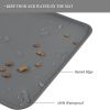 Silicone Dog Bowl Mat Non-Stick Pet Fountain Tray Waterproof Food Pad Puppy Dogs Feeding Drinking Mat Easy Washing Placemat