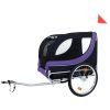 Large Folding Bike Trailer for Dogs â€“ 66LB Capacity All-Terrain Pet Carrier, Durable Steel Frame for Cycling, Jogging, Camping & Outdoor Adventures
