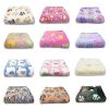 Soft and Fluffy High Quality Pet Blanket Cute Cartoon Pattern Pet Mat Warm and Comfortable Blanket for Dogs - Pet Supplies